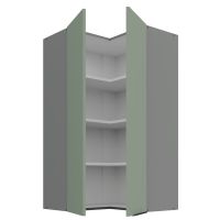 Horní rohová skříňka ARIA ANT MINT 60x60 GN-108 2F (90°)