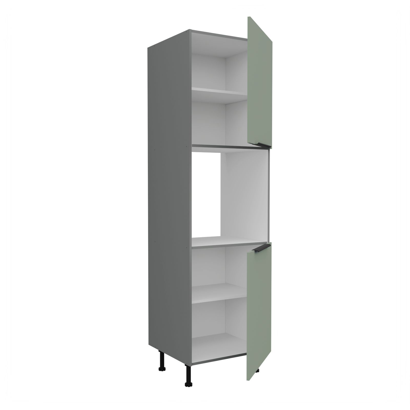 Vysoká skříň na vestavnou troubu ARIA ANT MINT 60 DP-215 2F