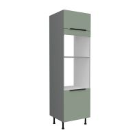 Vysoká skříň na vestavnou troubu a mikrovlnku ARIA ANT MINT 60 DPM-215 2F
