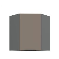 Horní rohová skříňka ARIA ANT PÍSKOVÁ 60x60 GN-72 1F (45°)