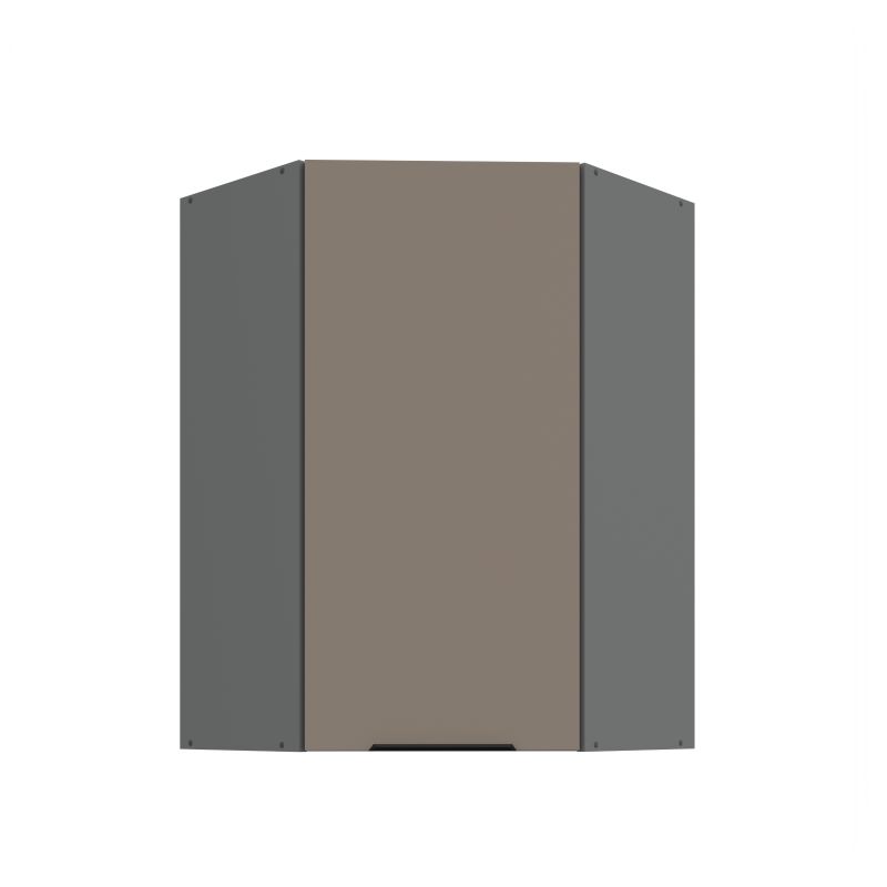 Horní rohová skříňka ARIA ANT PÍSKOVÁ 60x60 GN-90 1F (45°)