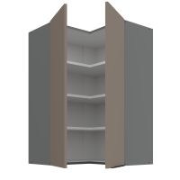 Horní rohová skříňka ARIA ANT PÍSKOVÁ 60x60 GN-90 2F (90°)
