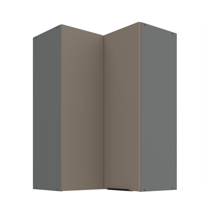 Horní rohová skříňka ARIA ANT PÍSKOVÁ 60x60 GN-90 2F (90°)