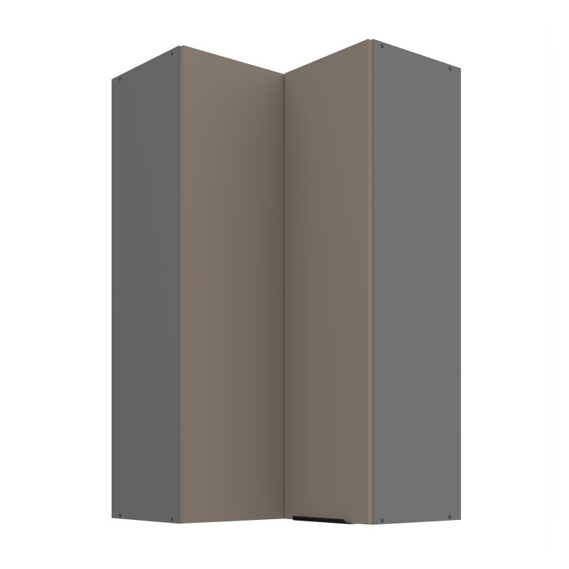 Horní rohová skříňka ARIA ANT PÍSKOVÁ 60x60 GN-108 2F (90°)