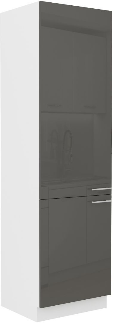 Skříň na vestavnou lednici LARA GREY 60 LO-210 2F