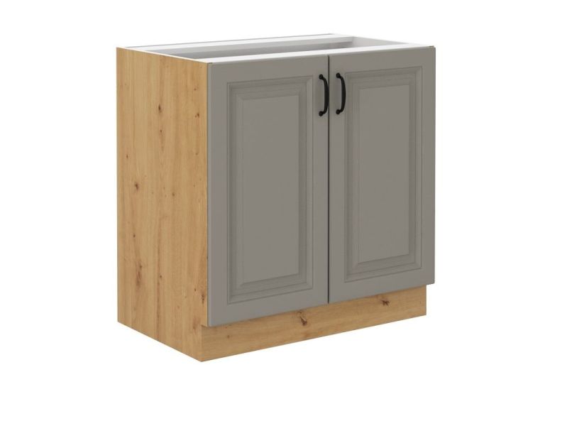 Spodní skříňka STILLO SVĚTLE ŠEDÁ / ARTISAN 80 D 2F BB