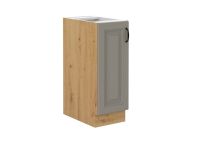 Spodní skříňka kargo koš STILLO SVĚTLE ŠEDÁ / ARTISAN 30 D CARGO BB