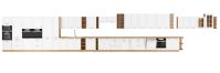 Vysoká horní skříňka LUNNA BÍLÁ / ARTISAN 80 G-90 2F