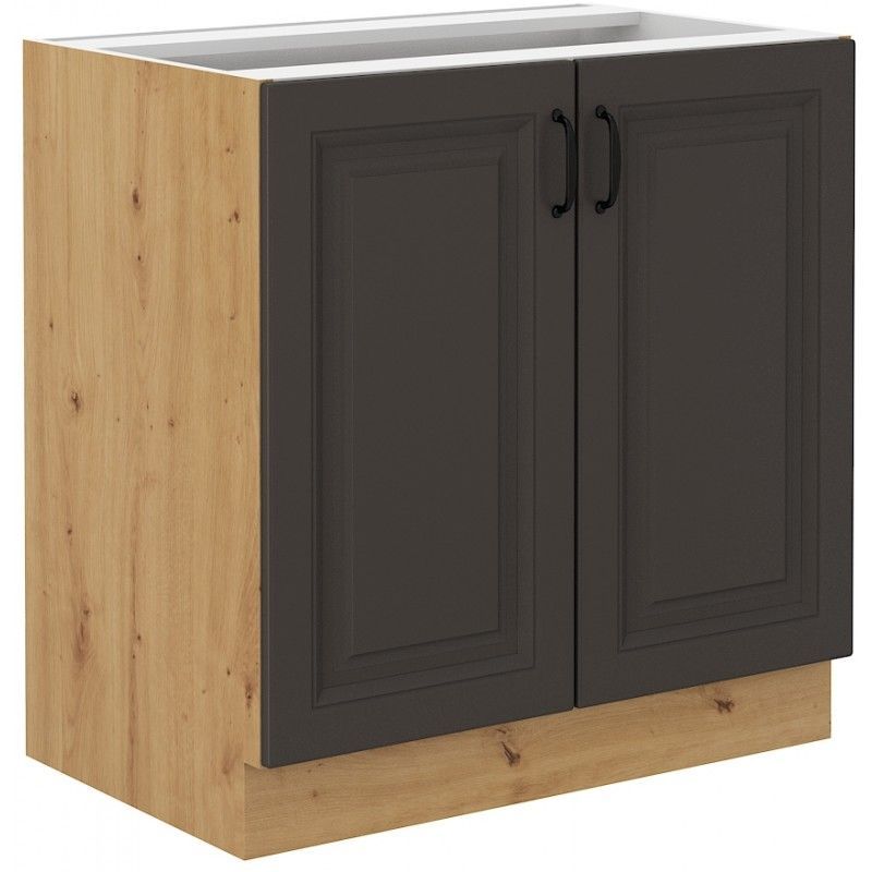 Spodní skříňka STILLO GRAPHITE / ARTISAN 80 D 2F BB
