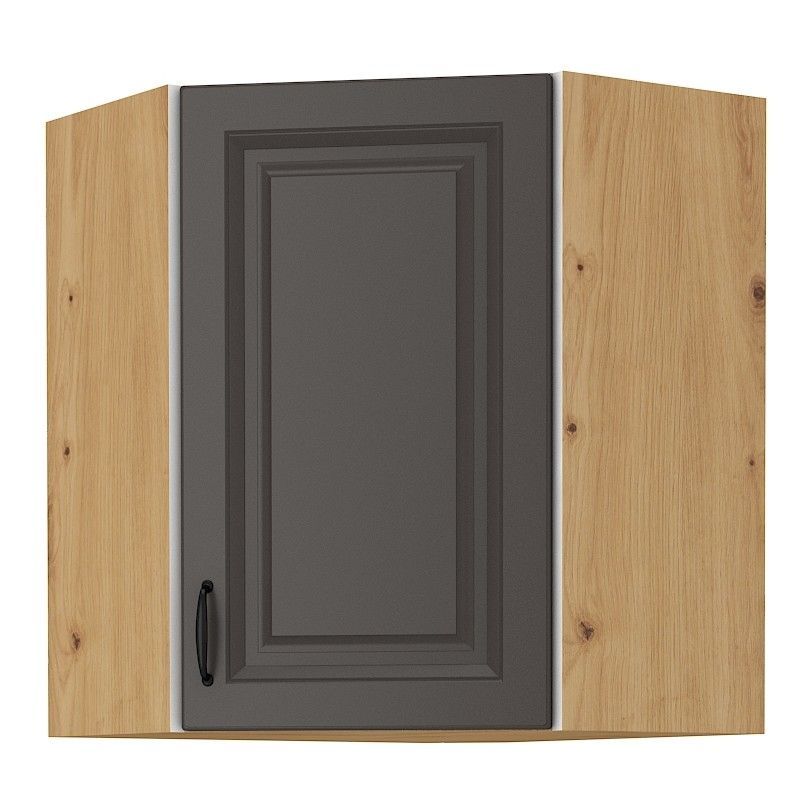 Horní skříňka rohová STILLO GRAPHITE / ARTISAN 60x60 GN-72 1F