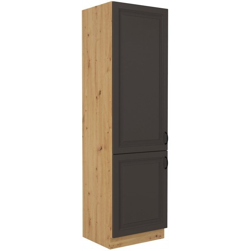 Vysoká skříň na lednici STILLO GRAPHITE / ARTISAN  60 LO-210 2F