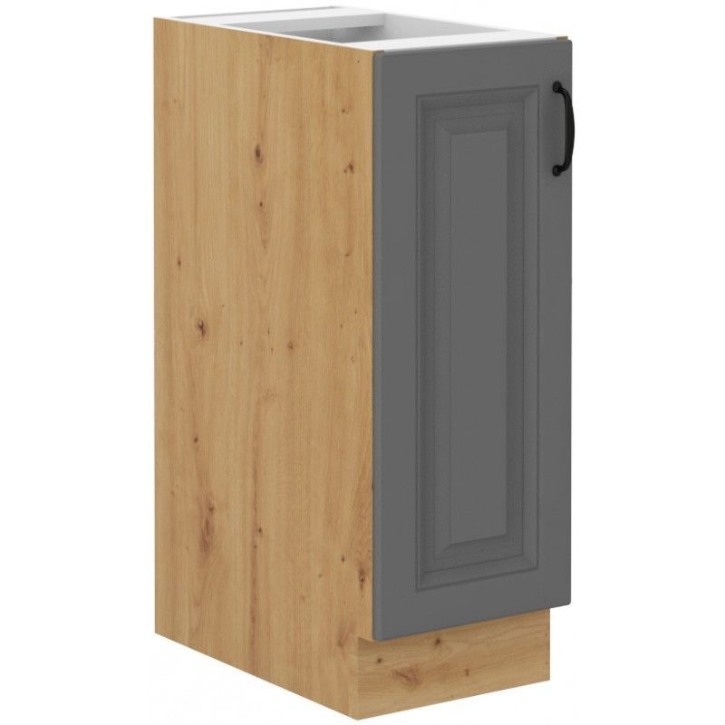 Spodní skříňka kargo koš STILLO TMAVĚ ŠEDÁ / ARTISAN 30 D CARGO BB