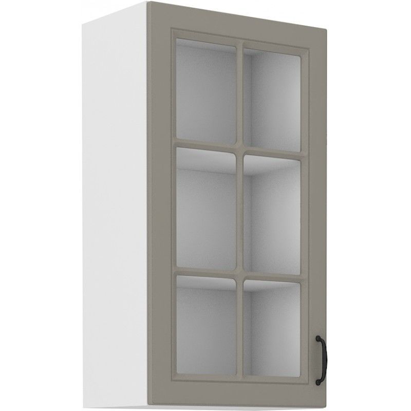 Horní skříňka STILLO SVĚTLE ŠEDÁ / BÍLÁ 40 GS-90 1F