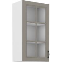 Horní skříňka STILLO SVĚTLE ŠEDÁ / BÍLÁ 40 GS-90 1F