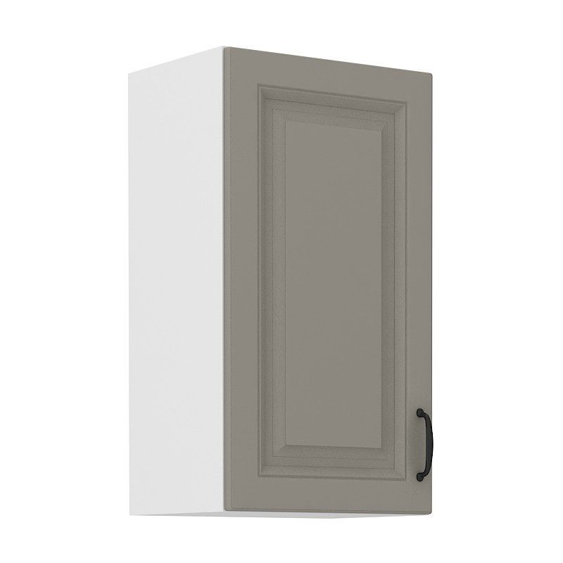 Horní skříňka STILLO SVĚTLE ŠEDÁ / BÍLÁ  40 G-72 1F