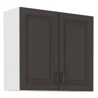 Horní skříňka STILLO GRAPHITE / BÍLÁ  80 G-72 2F