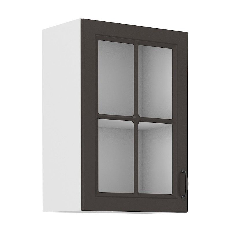 Horní skříňka STILLO GRAPHITE / BÍLÁ 40 GS-72 1F