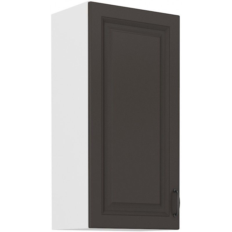 Vysoká horní skříňka STILLO GRAPHITE / BÍLÁ  45 G-90 1F