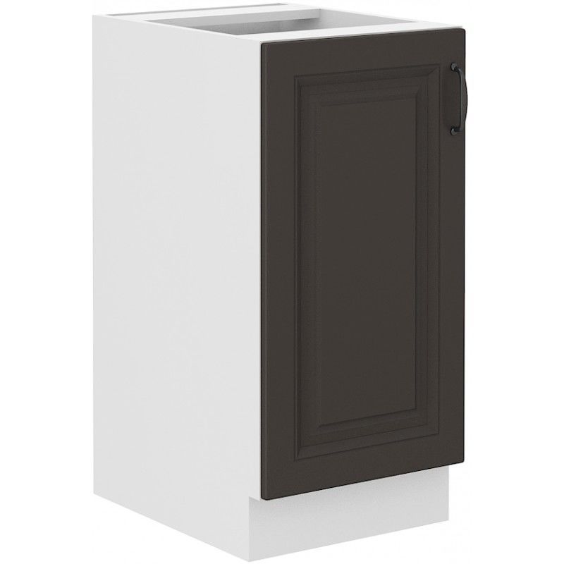 Spodní skříňka STILLO GRAPHITE / BÍLÁ 40 D 1F BB