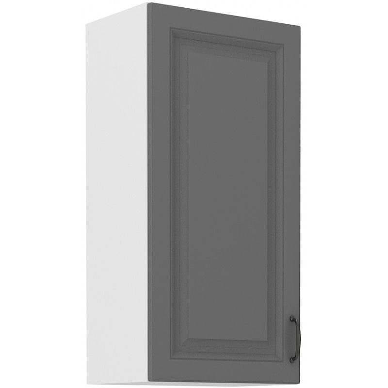 Horní skříňka STILLO TMAVĚ ŠEDÁ / BÍLÁ 45 G-90 1F