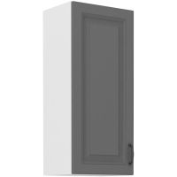 Horní skříňka STILLO TMAVĚ ŠEDÁ / BÍLÁ  40 G-90 1F