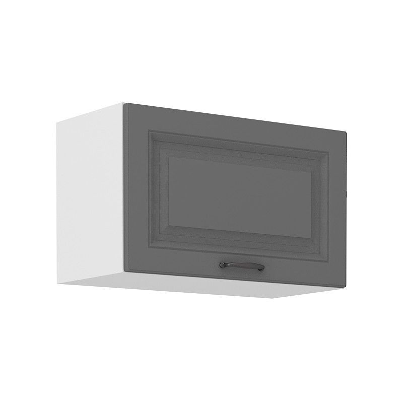 Skříňka na digestoř STILLO TMAVĚ ŠEDÁ / BÍLÁ  60 GU-36 1F