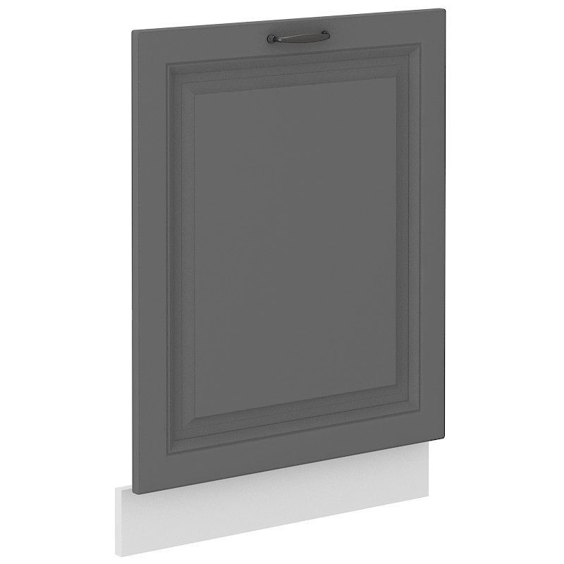 Dvířka na myčku STILLO TMAVĚ ŠEDÁ / BÍLÁ  ZM 713 x 596