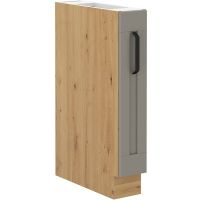 Spodní skříňka kargo koš LUNNA SVĚTLE ŠEDÁ / ARTISAN 15 D CARGO BB