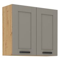 Horní skříňka LUNNA SVĚTLE ŠEDÁ / ARTISAN 80 G-72 2F