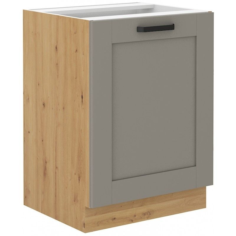 Spodní skříňka LUNNA  SVĚTLE ŠEDÁ / ARTISAN 60 D 1F BB