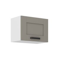 Horní skříňka na digestoř LUNNA SVĚTLE ŠEDÁ / BÍLÁ  50 GU-36 1F