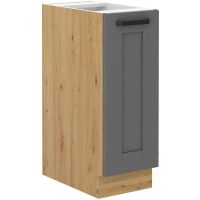 Spodní skříňka kargo koš LUNNA TMAVĚ ŠEDÁ / ARTISAN  30 D CARGO BB