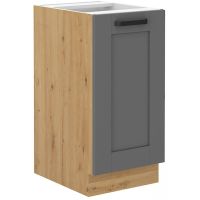 Spodní skříňka LUNNA TMAVĚ ŠEDÁ / ARTISAN 40 D 1F BB