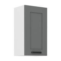 Horní skříňka LUNNA TMAVĚ ŠEDÁ / BÍLÁ  40 G-72 1F
