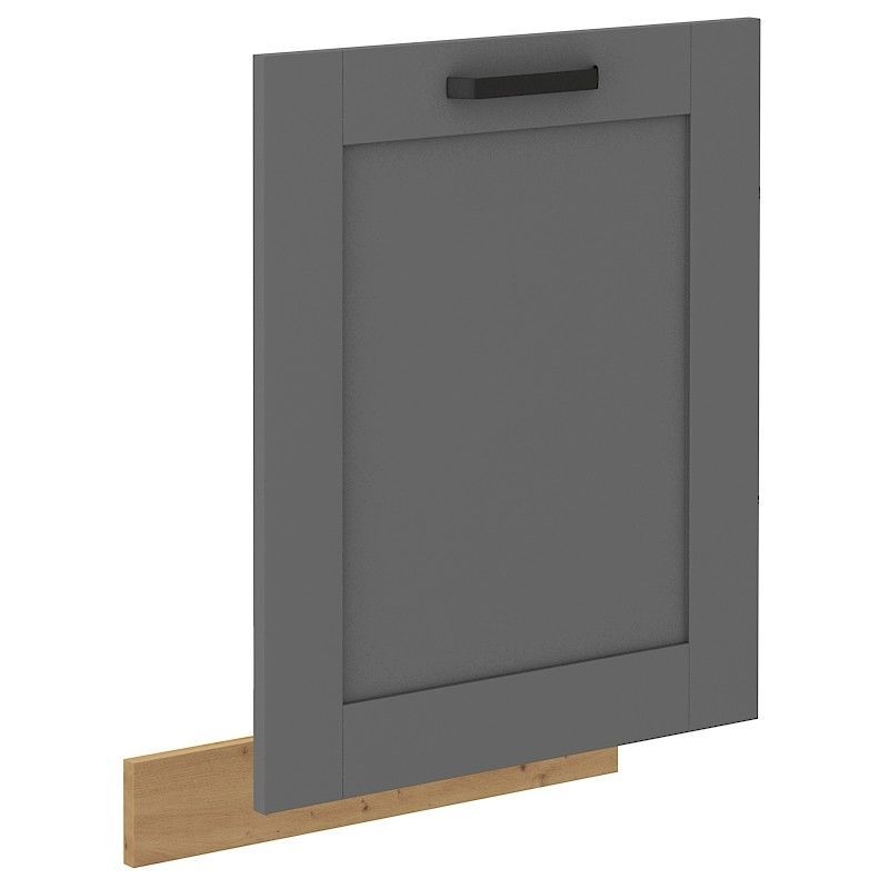 Dvířka na myčku LUNNA TMAVĚ ŠEDÁ / ARTISAN ZM 713 x 596