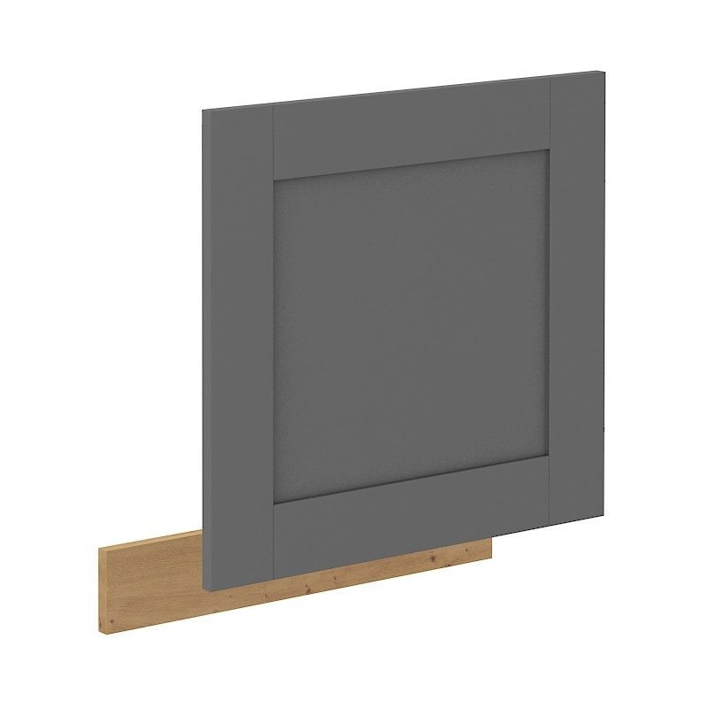 Dvířka na myčku LUNNA TMAVĚ ŠEDÁ / ARTISAN ZM 570 x 596