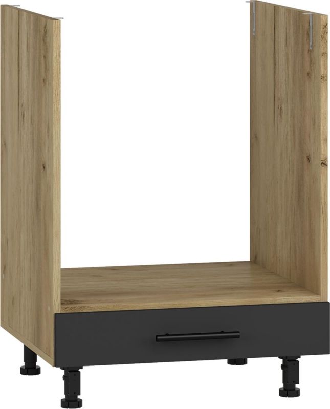 Nízká skříň na vestavnou troubu VENTO ANTRACYT DP-60/82