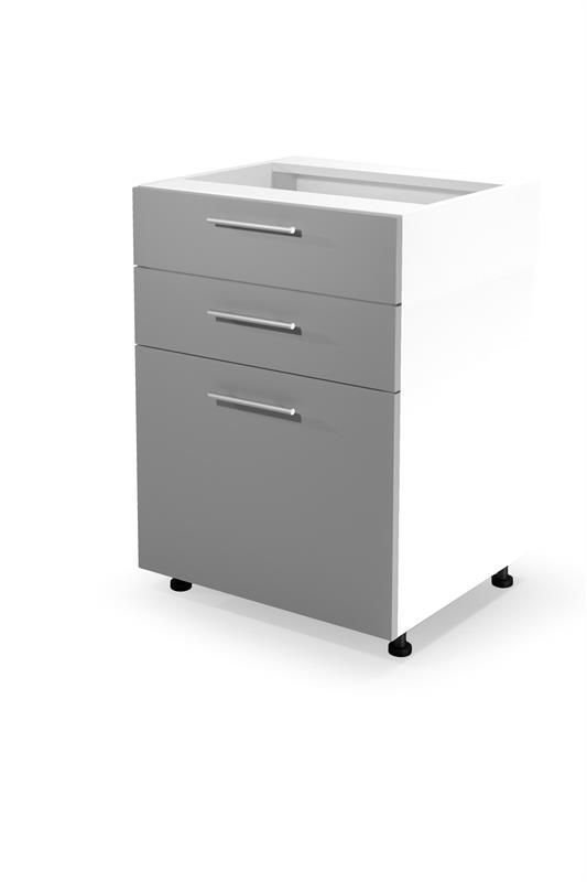 Spodní skříňka s šuplíky VENTO ANTRACYT D3S-60/82
