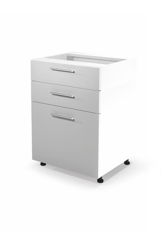Spodní skříňka s šuplíky VENTO ANTRACYT D3S-60/82