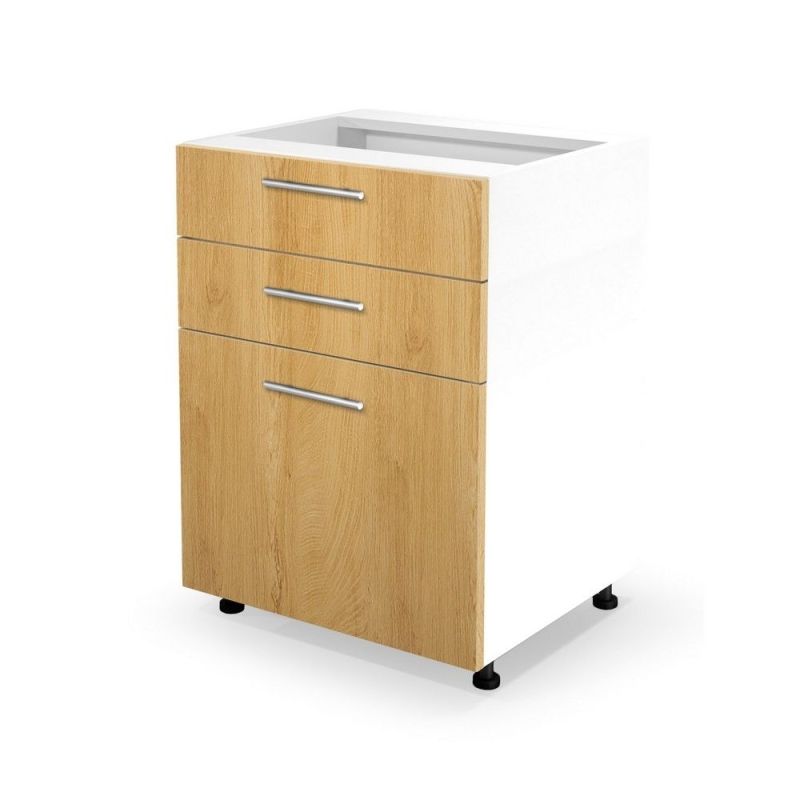Spodní skříňka s šuplíky VENTO ANTRACYT D3S-60/82