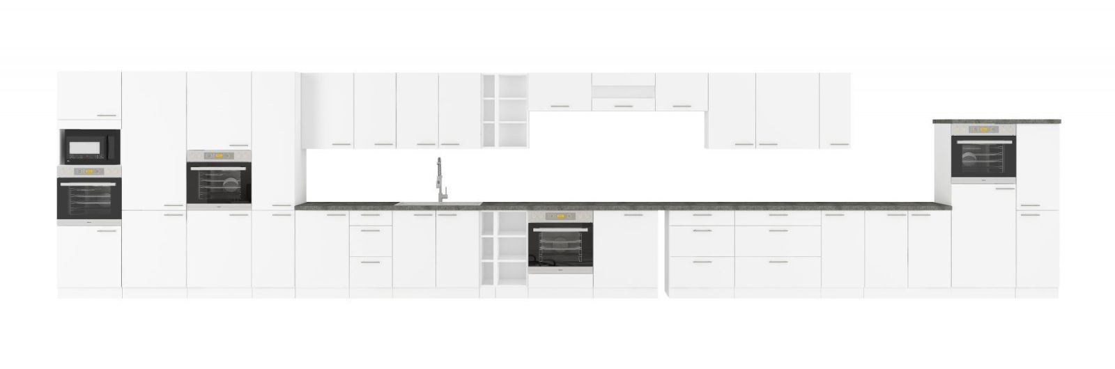 Horní skříňka LARA WHITE 80 G-90 2F