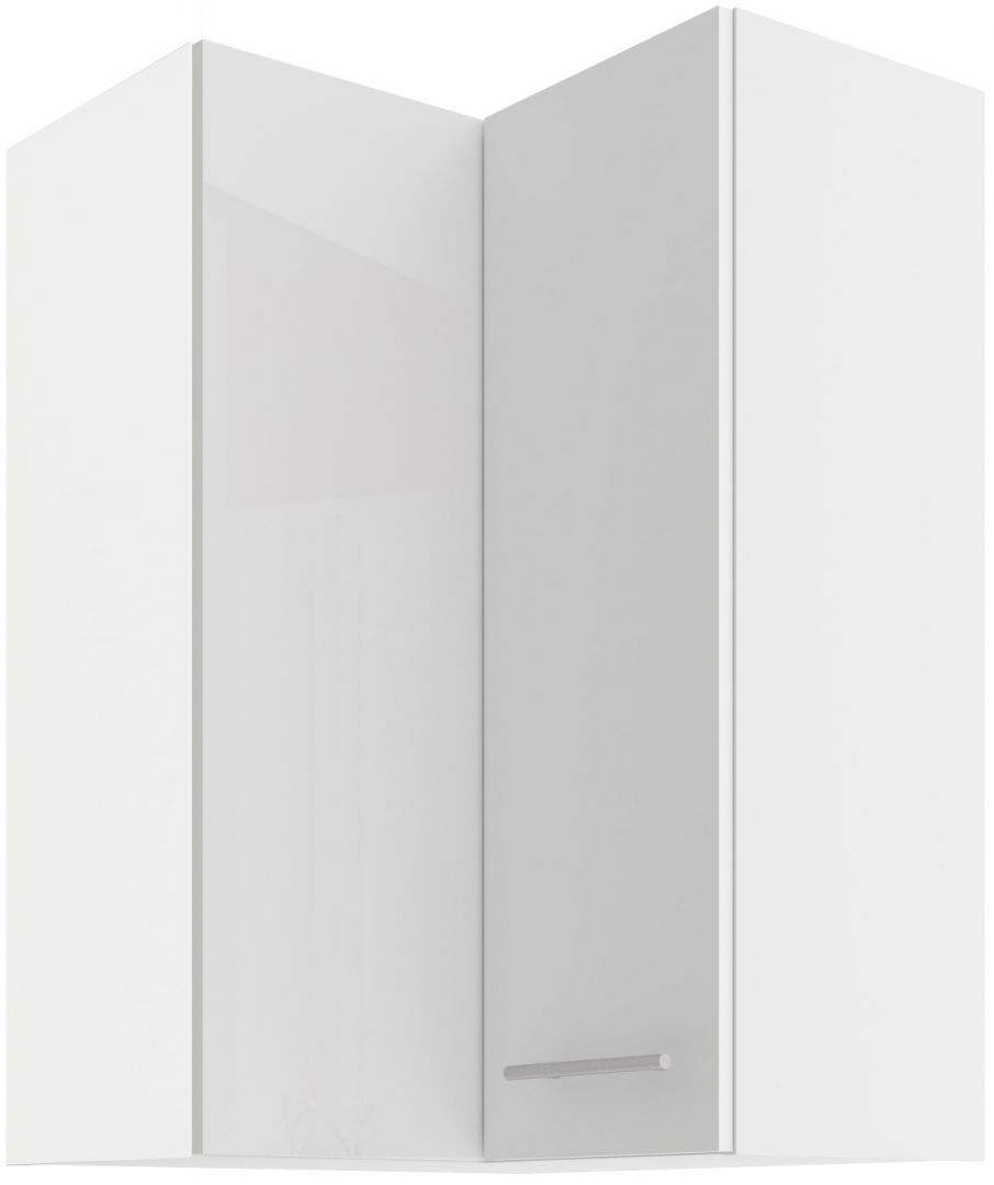 Horní rohová skříňka LARA WHITE 60x60 GN-90 2F