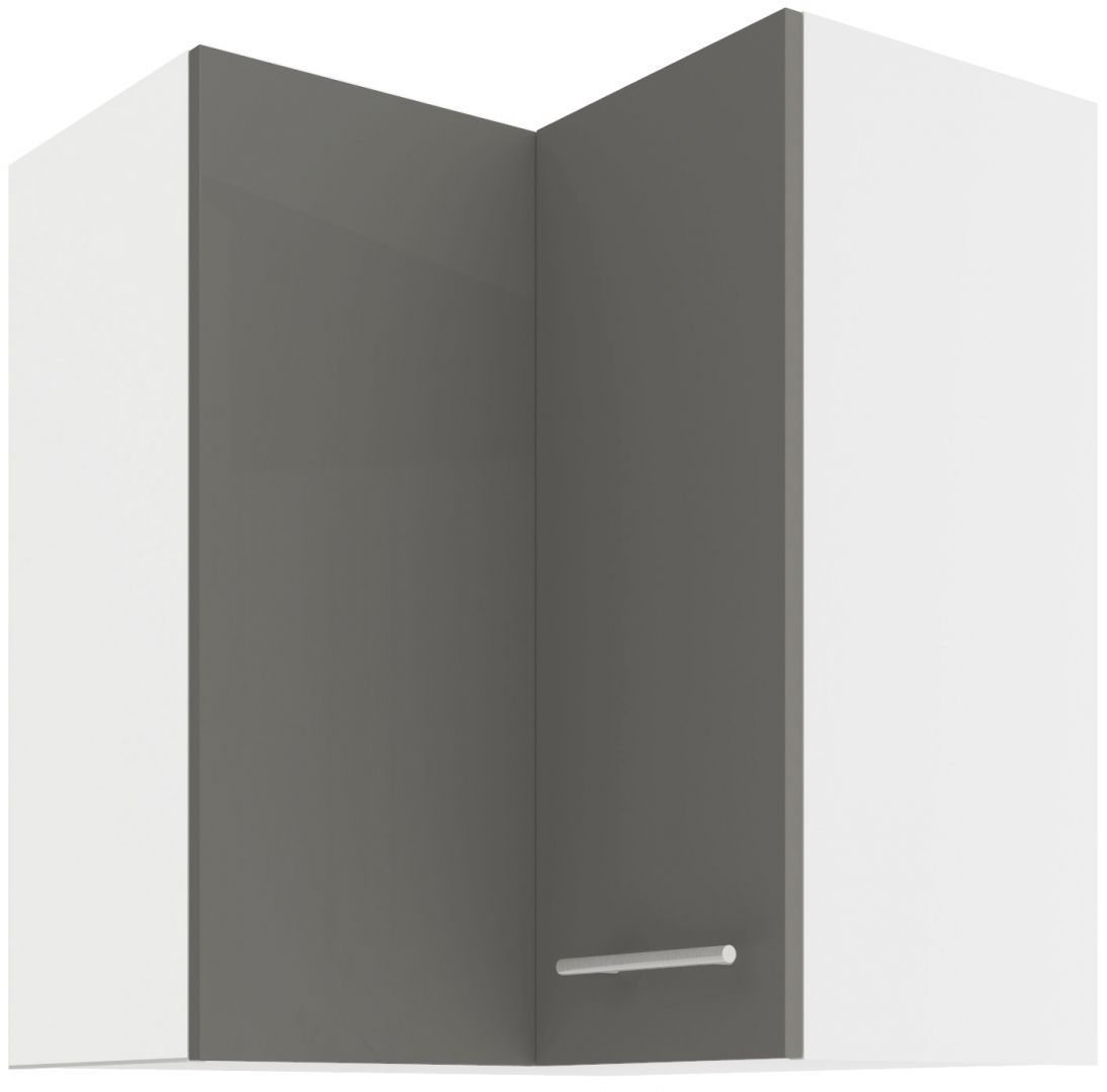 Horní rohová skříňka LARA GREY 60x60 GN-72 2F