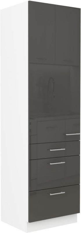 Potravinová skříň LARA GREY 60 DKS-210 3S 1F