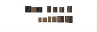 Horní regál Černý Mat 30 G-90 OTW
