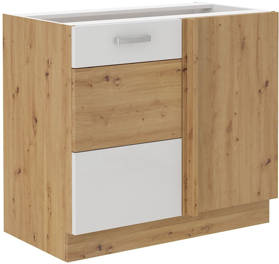Spodní skříňka rohová ARTTISAN BÍLÁ 105 ND 1F BB