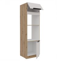 Vysoká skříň na vestavnou troubu a mikrovlnku SOLEA 60 DPM-210 2F