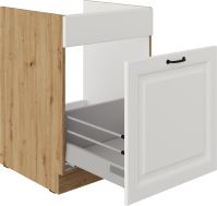 Dřezová skříňka s šuplíkem na koš STILLO BÍLÁ / ARTISAN 60 ZL 1S BB