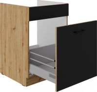 Dřezová skříňka s šuplíkem na koš MODERNA 60 ZL 1S BB