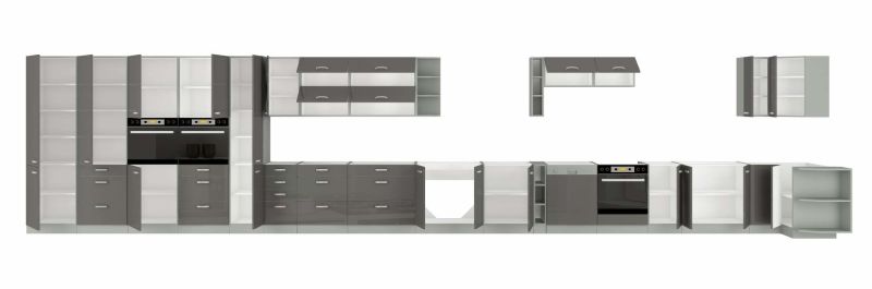 Spodní skříňka na vestavnou troubu GREI 60 D GAZ BB